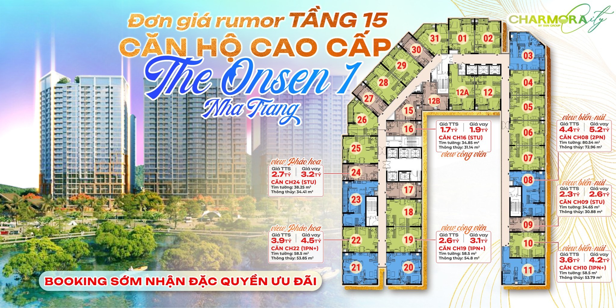 THE ONSEN 1 -  Biểu Tượng Mới Chuẩn Sống Nghỉ Dưỡng Tại Nha Trang